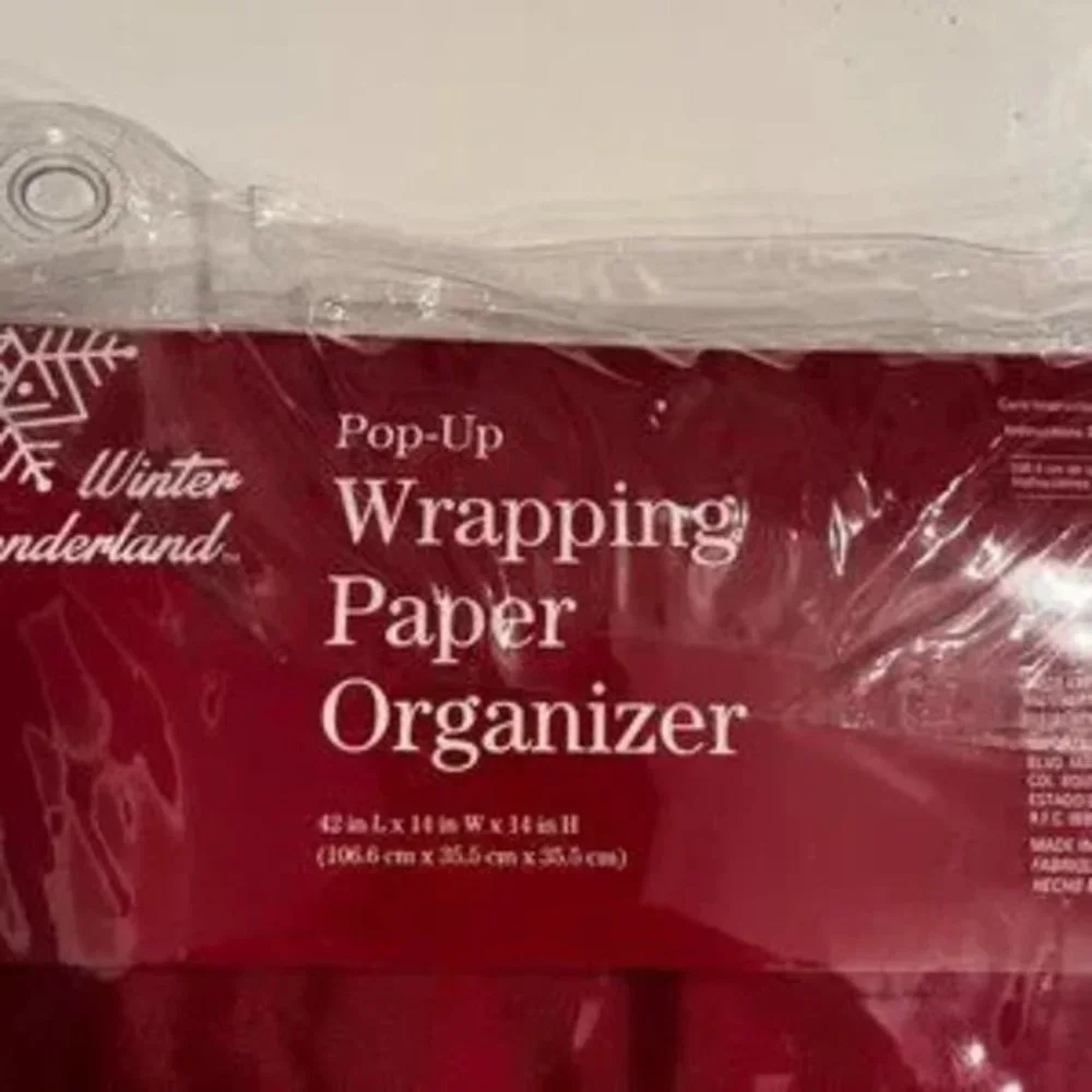 Wrapping Paper Organizer (Pop- Up) / TWO / Holds 12 40-inch‎ rolls (new) (p/s)